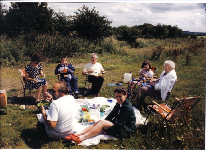 A family picnic for my grandparents Gold Wedding Anniversary