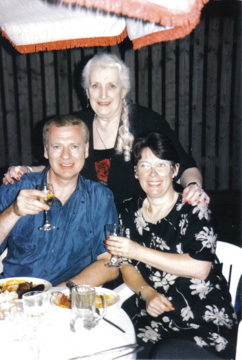 Aussie Gran with my parents, the one time I met her!