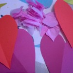 Our failed Valentine Craft attempt!
