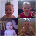 LM’s hairstyles at 8 mths