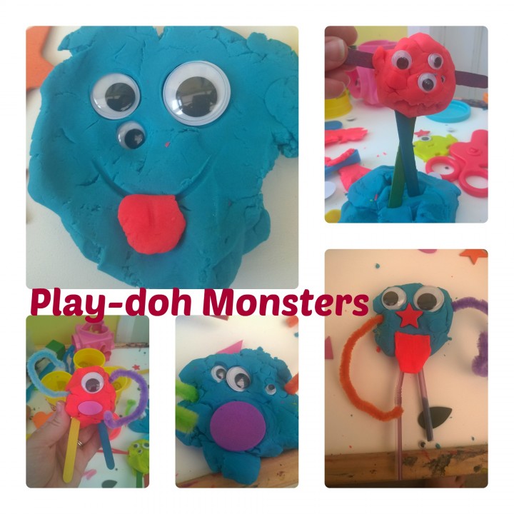 Play-doh Monsters