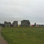 Visiting Stonehenge in the rain