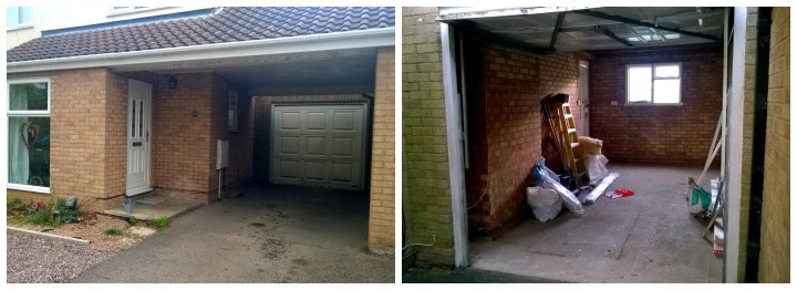 old garage and carport