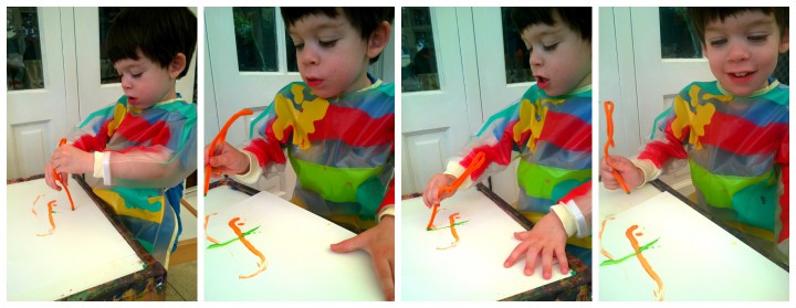 pipe cleaner painting